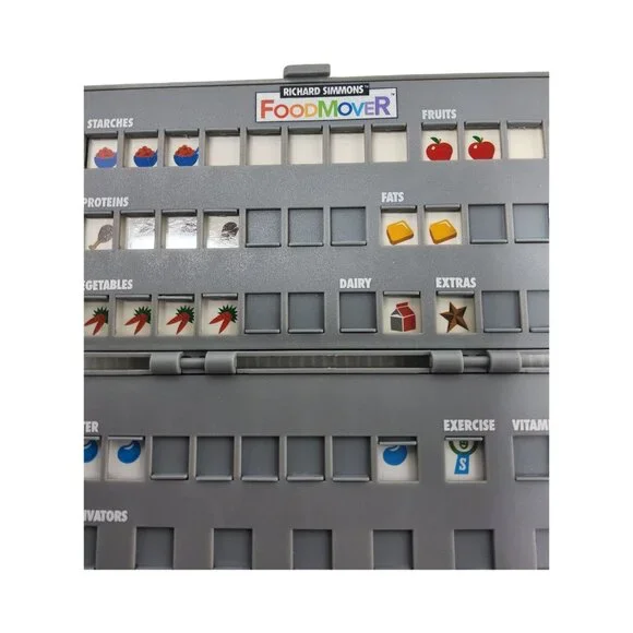 Richard Simmons Food Mover/Diet Aid/Food Tracker/Positive Affirmations/Water Tra - Picture 11 of 11